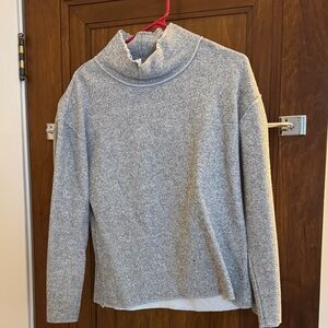 For The Republic Heather Gray Turtleneck Sweater